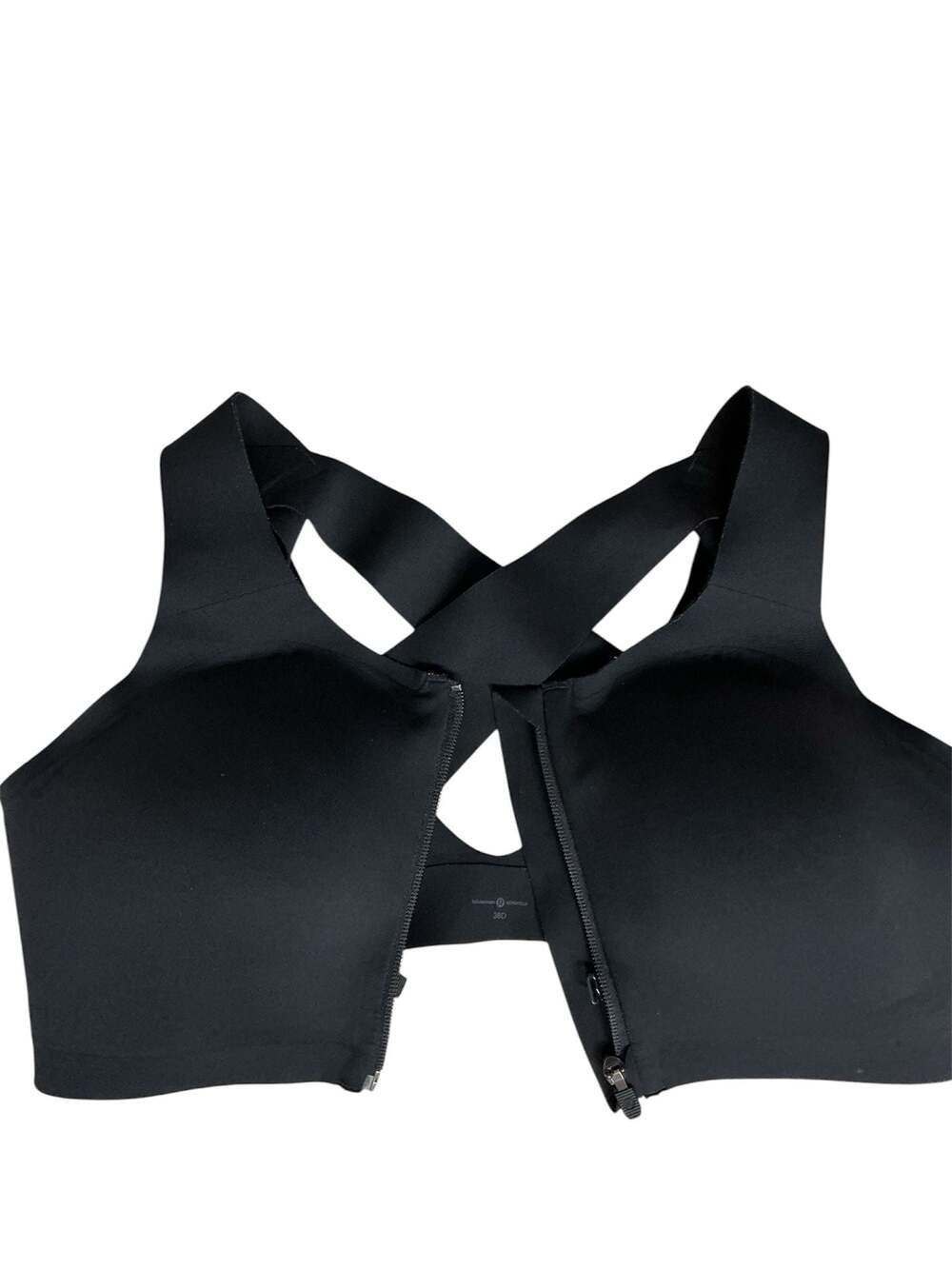 Lululemon Enlite Front Zip Sports Bra Black High Support - Picture 5 of 6